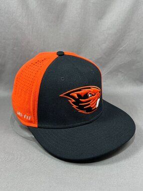 Oregon State Beavers Nike True Dri Fit NCAA Stretch Hat Orange Performance Mens
